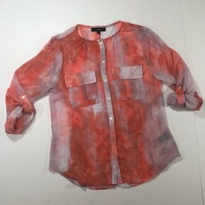 SANCTUARY Sidewalk Cafe Blouse Frontier Sky S